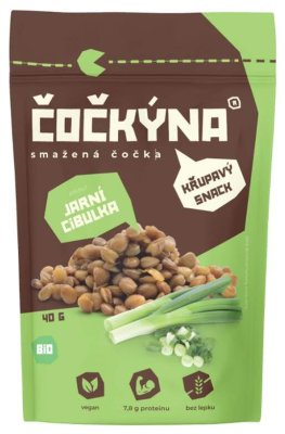 Čočkýna Smažená Čočka Bio 40 g jarní cibulka