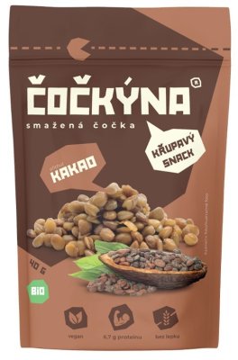 Čočkýna Smažená Čočka Bio 40 g kakao