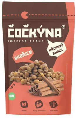 Čočkýna Smažená Čočka Bio 40 g skořice