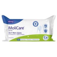 MoliCare Skin Vlhčené ubrousky 3v1 30ks