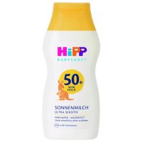 HiPP BabySANFT opalovací mléko SPF50+ 200ml