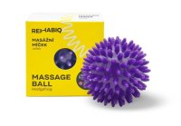 Rehabiq Masážní míček ježek, 7 cm, fialový