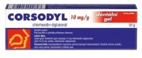 Corsodyl 10 mg/g dentální gel 50 g