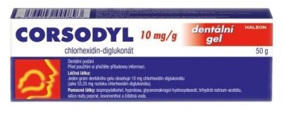 Corsodyl 10 mg/g dentální gel 50 g