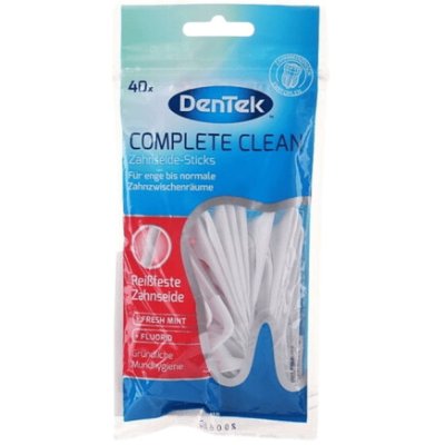 DenTek Complete Clean dentální nit s párátkem 40ks