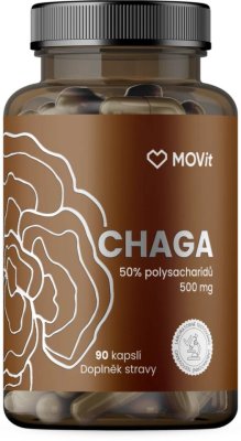 MOVit Chaga 50% polysacharidů 500mg cps.90
