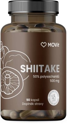 MOVit Shiitake 50% polysacharidů 500mg cps.90