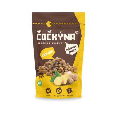 Čočkýna Smažená Čočka Bio 100 g zázvor