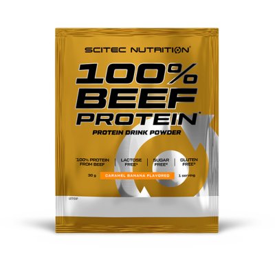 Scitec Nutrition 100% Beef Protein 30 g caramel banana