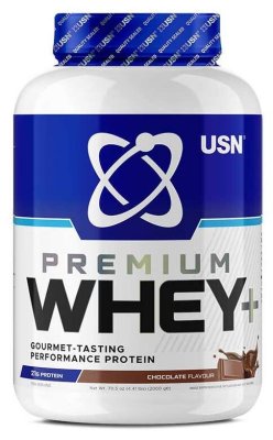 USN Whey+ Premium Protein 2000 g čokoláda