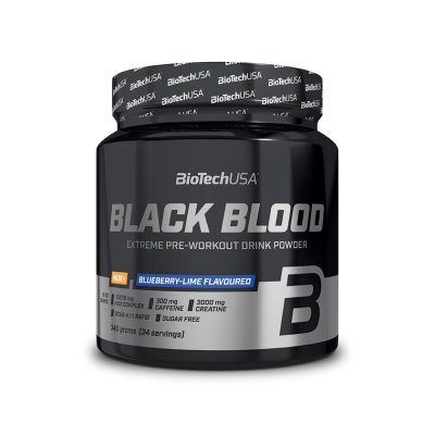 BioTech Black Blood NOX+ 340 g blueberry lime