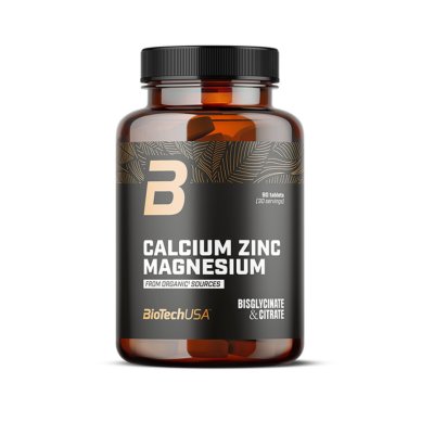 BioTech Calcium Zinc Magnesium (Organic Sources) 90 tbl