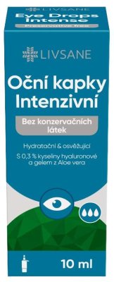 LIVSANE Oční kapky intenz.bez konzerv.látek 10ml