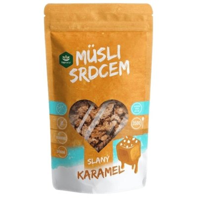 Topnatur Müsli srdcem slaný karamel 350g