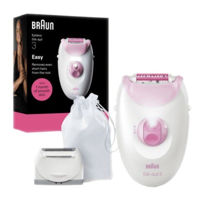 Braun Silképil 3 epilátor s kabelem+nástavec