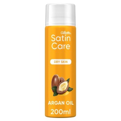 Gillette Satin Care gel na holení Argan Oil 200ml