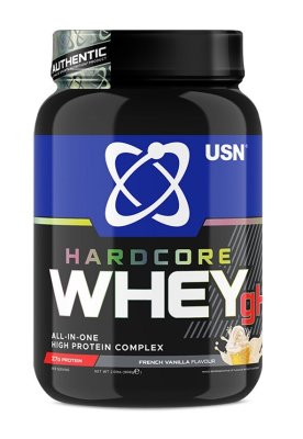 USN Hardcore Whey gH 908 g vanilka
