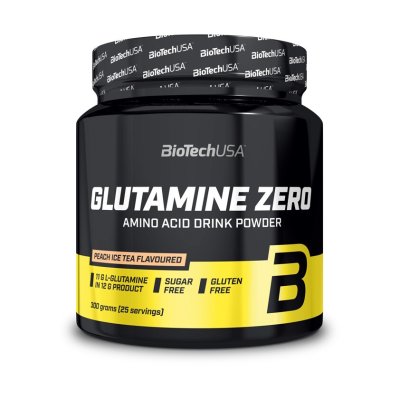 BioTech Glutamine Zero 300 g peach ice tea