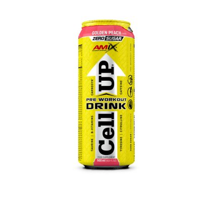 Amix CellUP PreWorkout Drink 500 ml golden peach