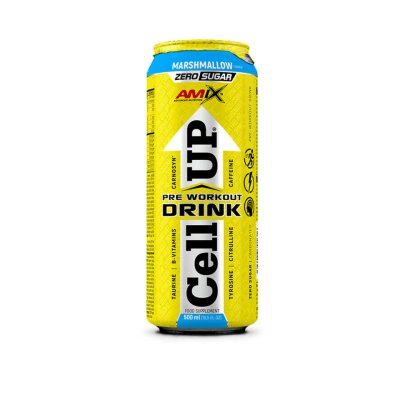 Amix CellUP PreWorkout Drink 500 ml marshmallow
