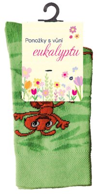 BENU Ponožky s vůní eukalyptu dětské vel.34-37