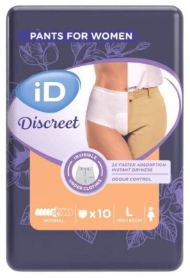 iD Discreet Pants Normal Large 10ks