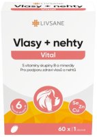 LIVSANE Vlasy+nehty Vital měkké tobolky 60ks