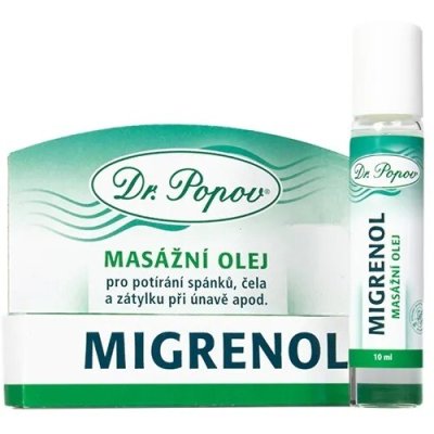 Dr.Popov Migrenol roll-on masážní olej 10ml