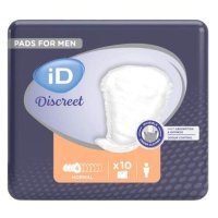 iD Discreet Pads for Men Level 1+ Normal 10ks