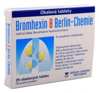 BROMHEXIN BERLIN-CHEMIE 8MG obalené tablety 25