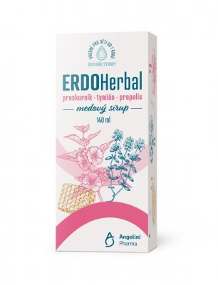 ERDOHerbal medový sirup 140ml