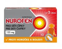 NUROFEN PRO DĚTI 125MG čípek 10