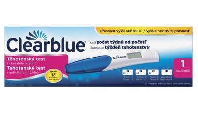 Clearblue digit.těhot.test 1ks s ukazatelem týdnů