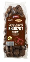 Kroužky čokoládové s karobem DRUID 80g