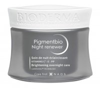 BIODERMA Pigmentbio Noční gel-krém na pigmentové skvrny a vrásky 50 ml