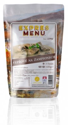 EXPRES MENU Vepřové na žampionech 2 porce