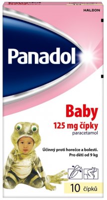 Panadol Baby 125mg čípky 10ks