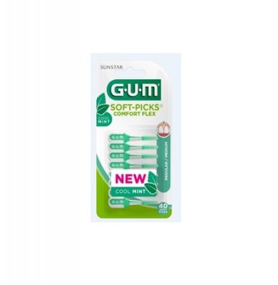 GUM SoftPicks comfort flex Mint 40ks G670M40