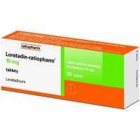 LORATADIN RATIOPHARM 10MG neobalené tablety 30