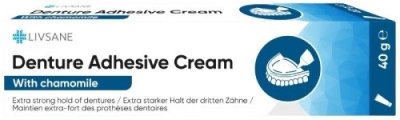 LIVSANE Fixační krém na zubní protézy 40g