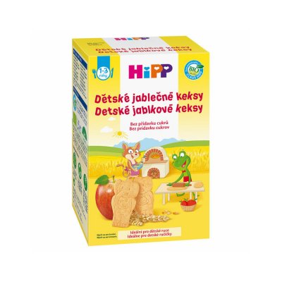 HiPP SUŠENKY BIO Dět. jablečné keksy 150g