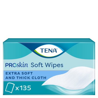 TENA Soft Wipe - Jemná utěrka 135ks - II. jakost