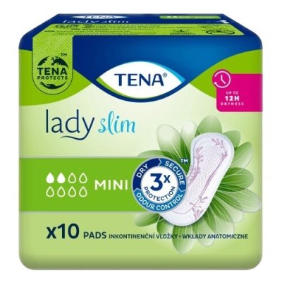 TENA Lady Slim Mini - Inkontinenční vložky (10ks)