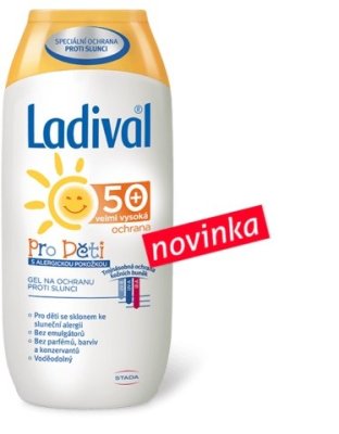 Ladival Dětská alergická pokožka OF50+ gel 200 ml