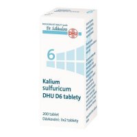 KALIUM SULFURICUM DHU D6(D12) TBL NOB 200