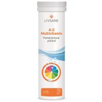 LIVSANE Šumivé tablety CZ A-Z multivitamin 15ks