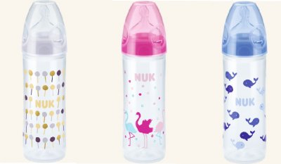 NUK NEW CLASSIC Láhev LOVE PP 250ml SI V2 M 741625