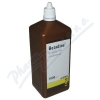 BETADINE 75MG/ML kožní podání SOL 1000ML