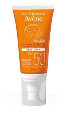 Avène Sun Sensitive krém na opalování bez parfemace SPF50+ 50 ml
