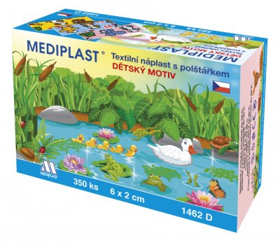 Náplast Mediplast 6cmx2cm dětská 350ks